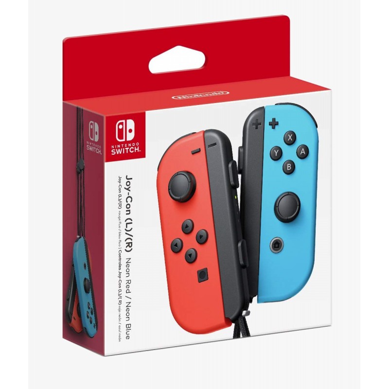 Nintendo Switch Joy-Con Controller Pair  - Red/ Blue